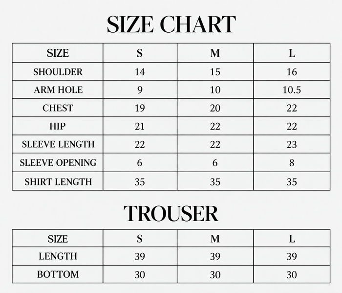 Cranberry Size Chart